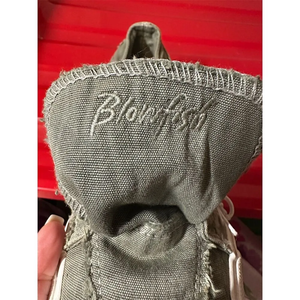 Blowfish Malibu Women's Marley size 6 Green Slip - Image 8