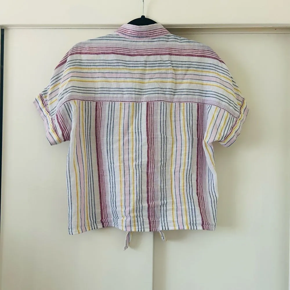 BeachLunchLounge Striped Button Down Shirt - Image 2