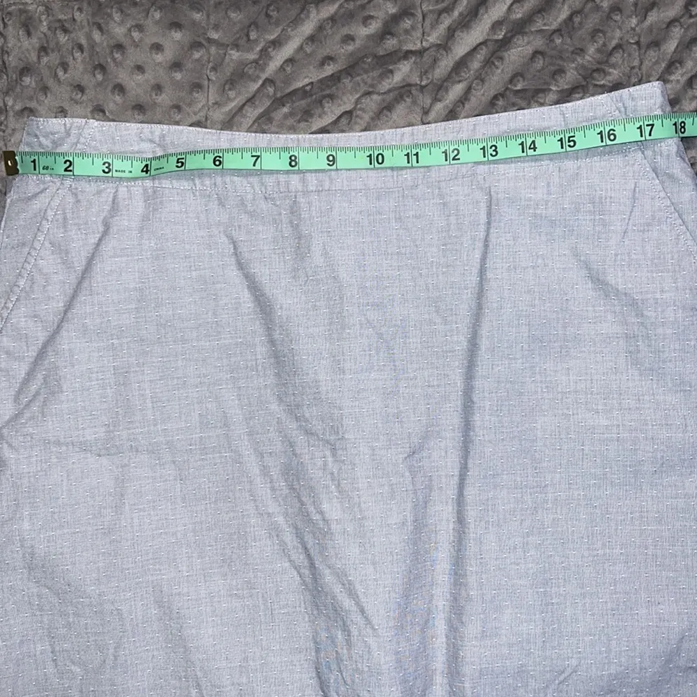 Lady Hagen Essentials size 12 light blue skort pockets zip back see flaw shown - Image 9