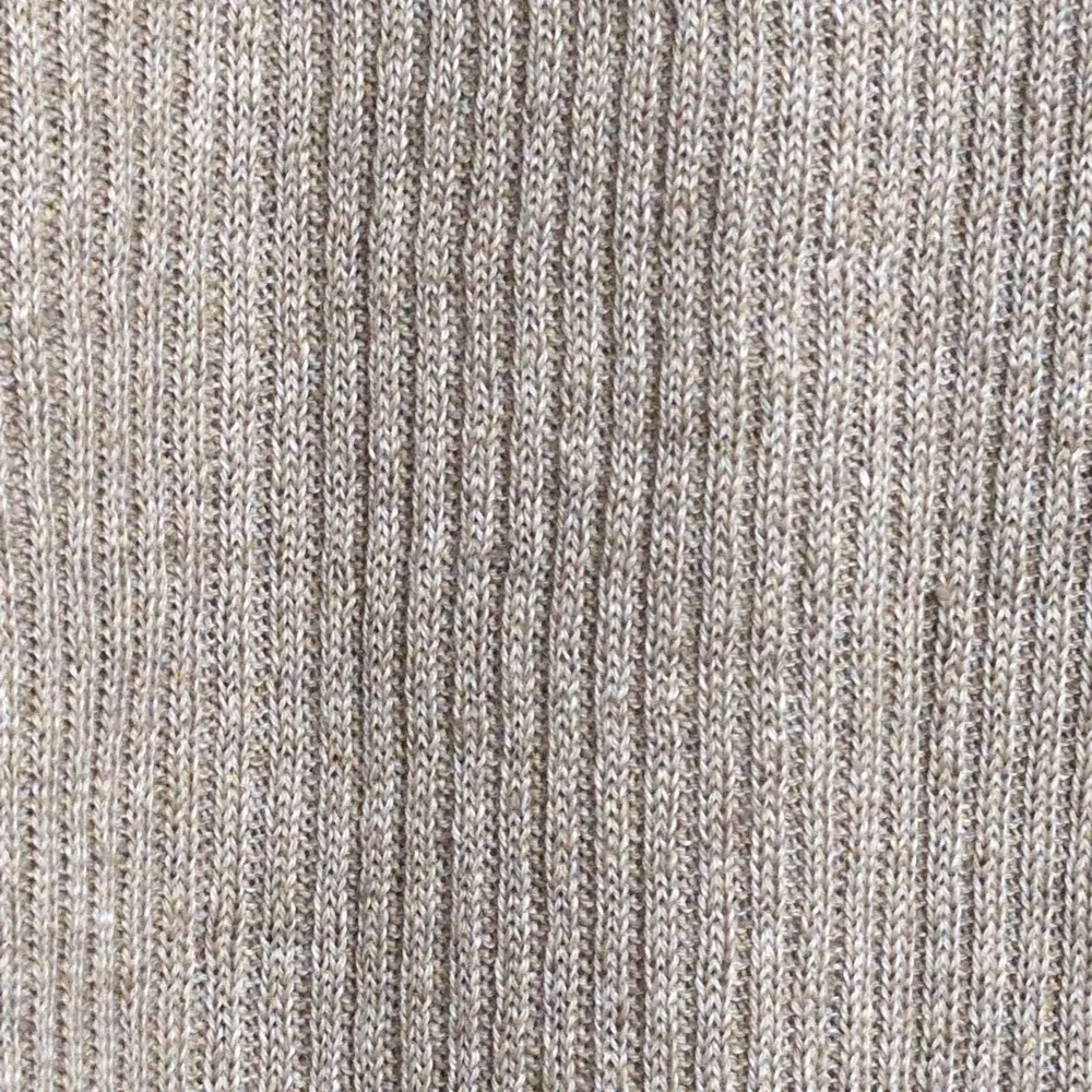 Eileen Fisher Round Neck Pullover Sweater Organic Linen Khaki Ribbed Size M New - Image 3