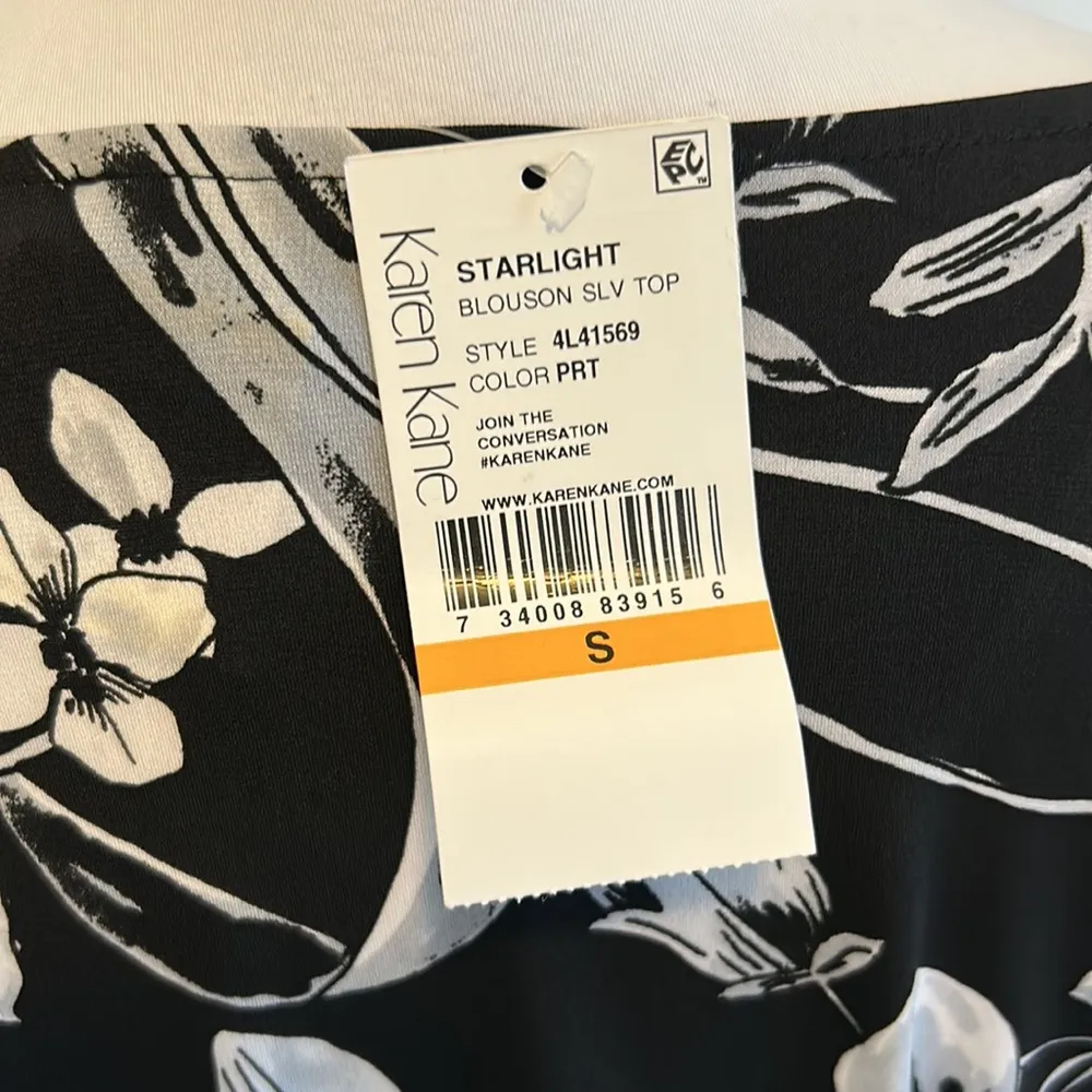 Karen Kane Starlight Blouson Sleeve Top - Image 5