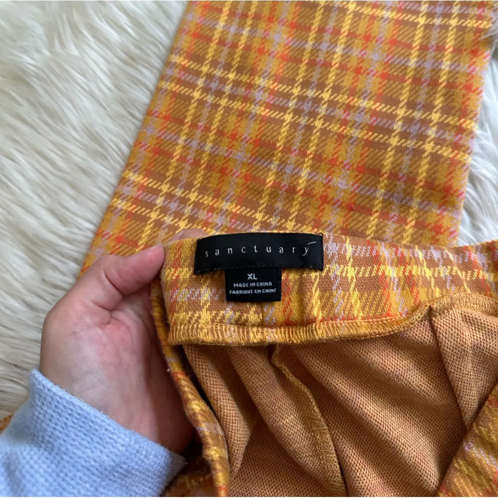 ANTHROPOLOGIE Sanctuary Carnaby Plaid Pants - Image 4