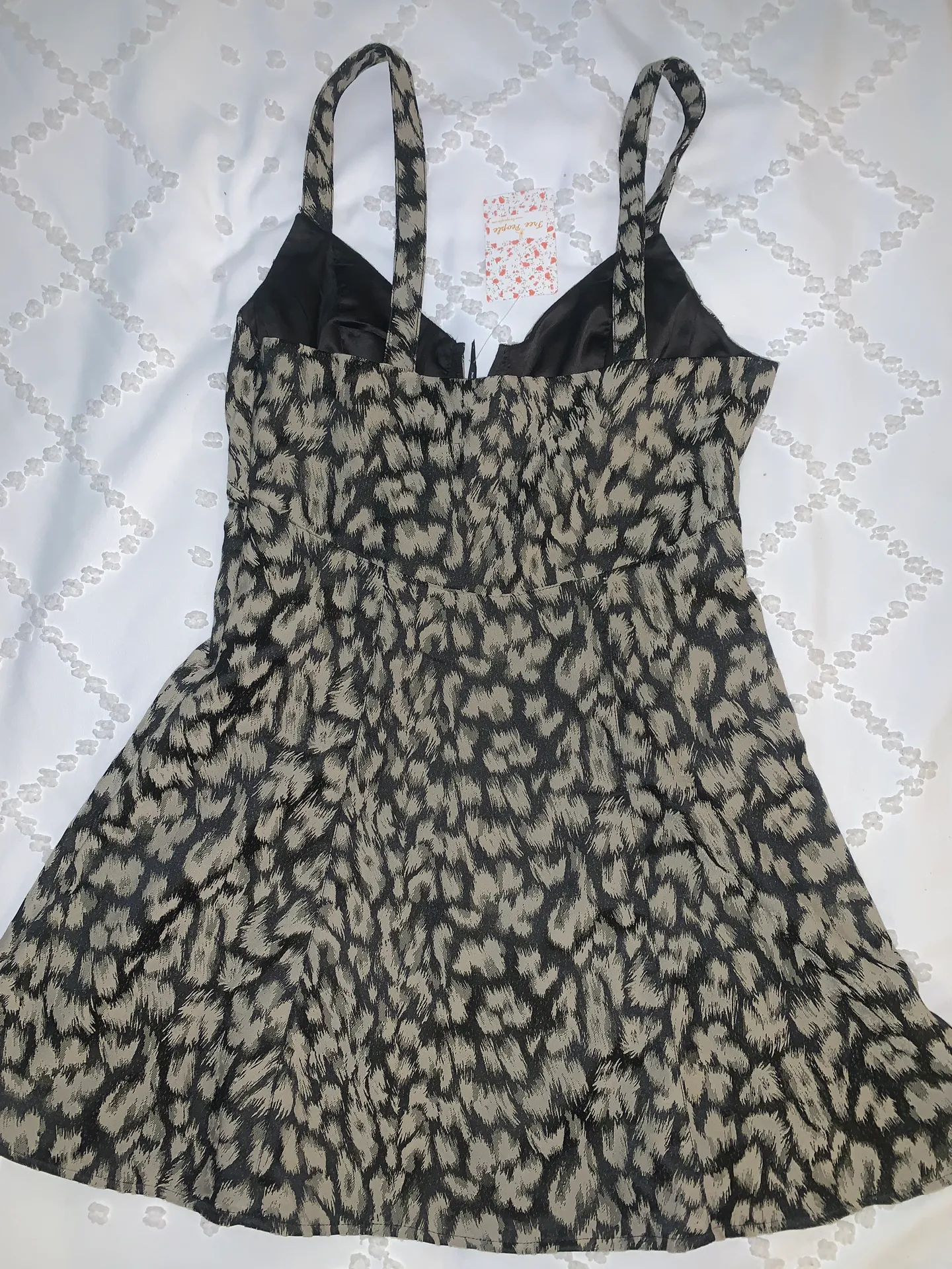 Free People Patterned Mini Dress - Image 3