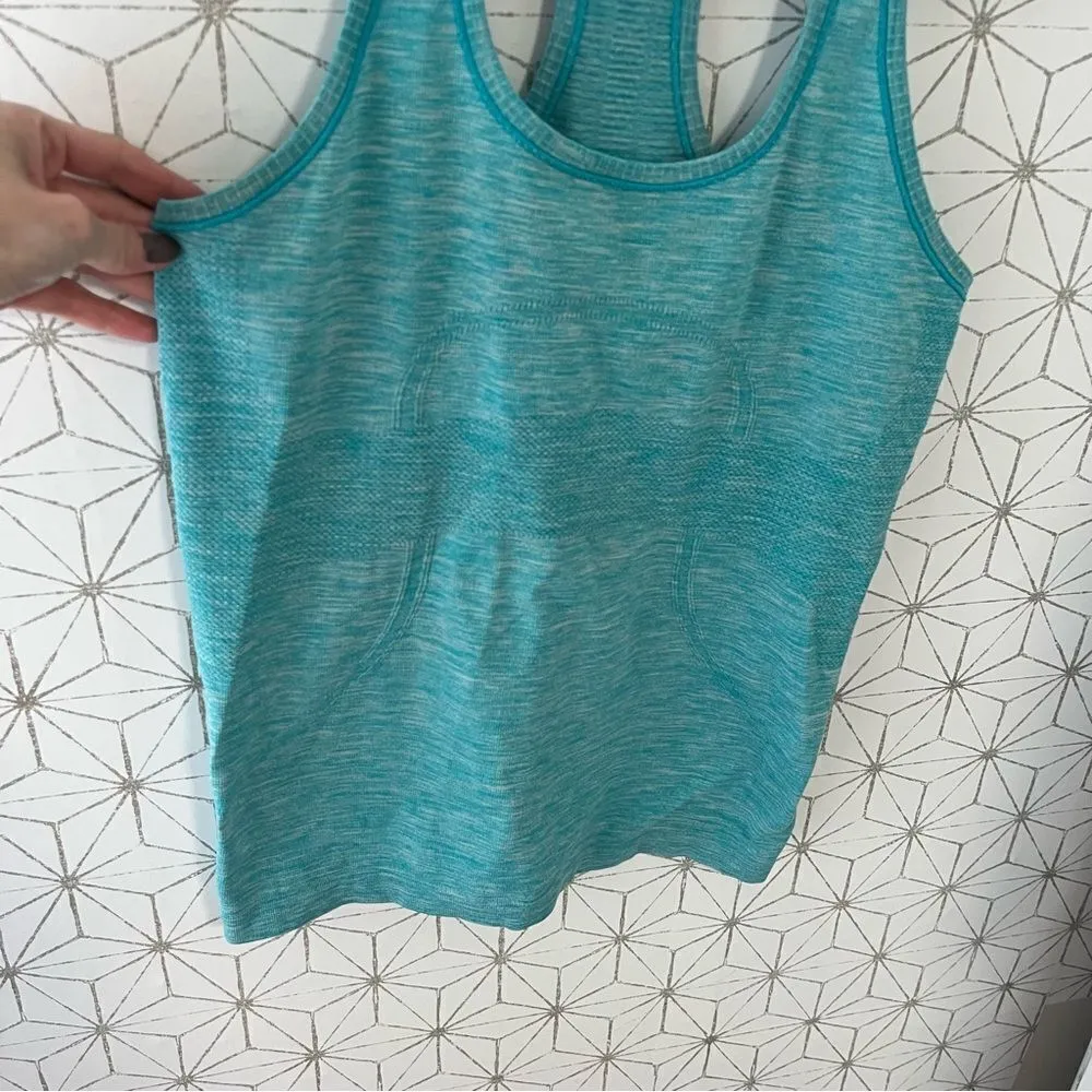 Lululemon Swiftly Tech Tank Marled Teal - Image 2
