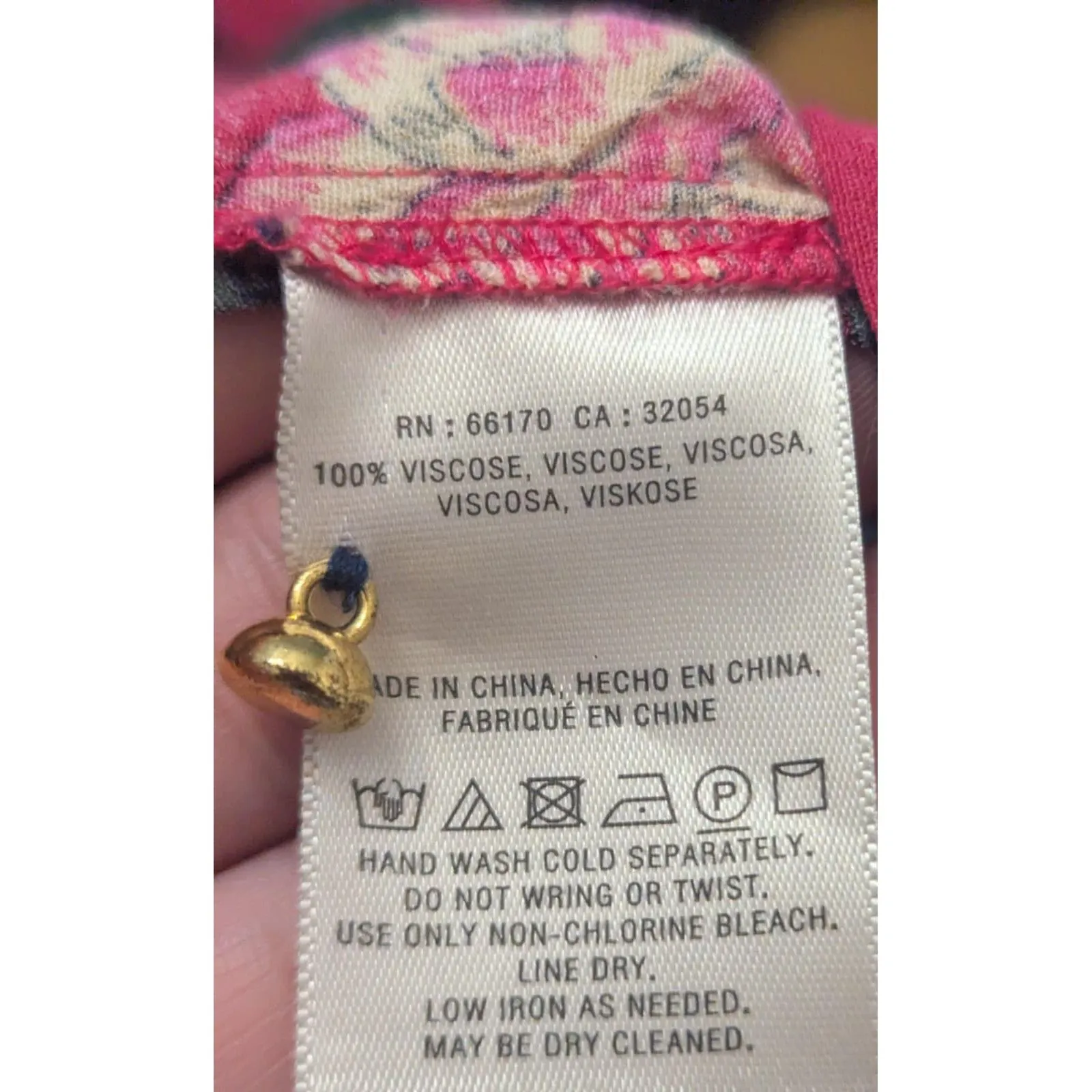 Anthropologie Maeve Pink Floral Parrot Tunic Dress 8 Polka Dot Bohemian - Image 4