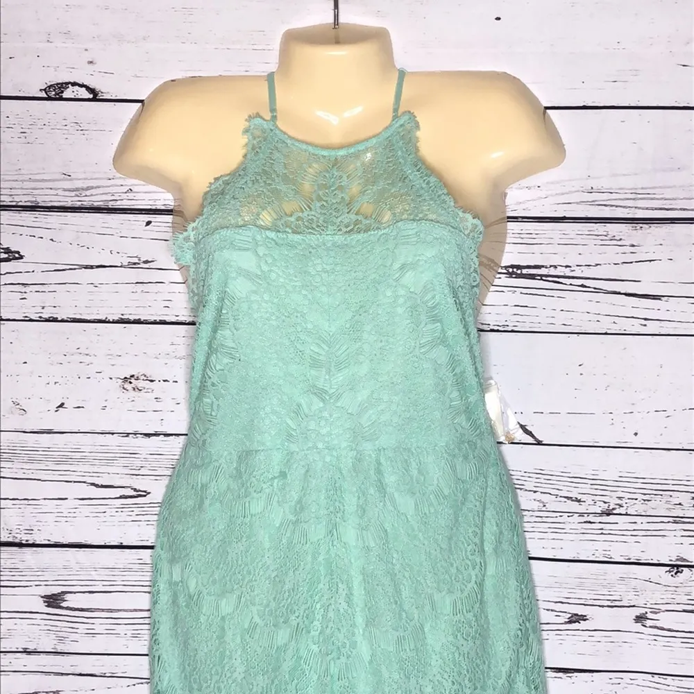 Intimately Free People NWT Size S Mint Green ‘She’s Got It’ Lace Dress - Image 2