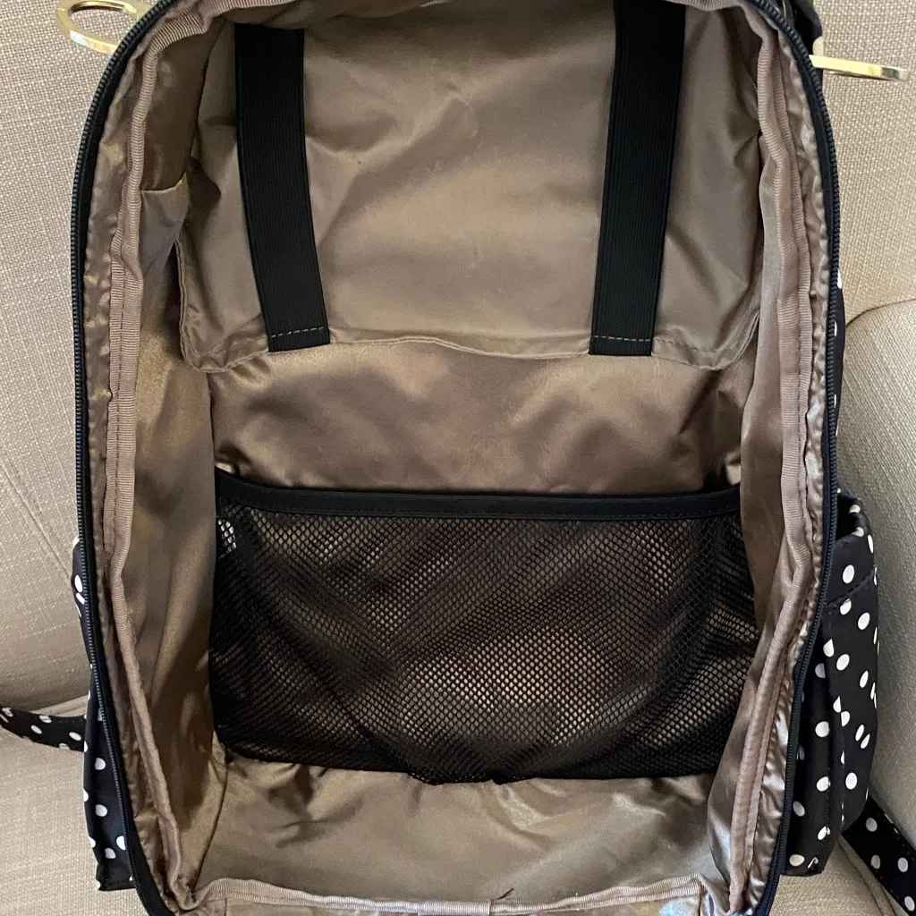 Jujube Be right back diaper backpack legacy collection Duchess print Black - Image 6