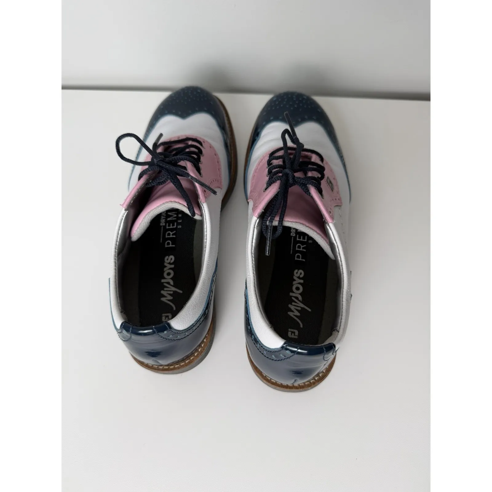 Footjoy Myjoys Premier Series Dryjoys Custom Women's Golf Shoes Size 8.5 Spike - Image 5