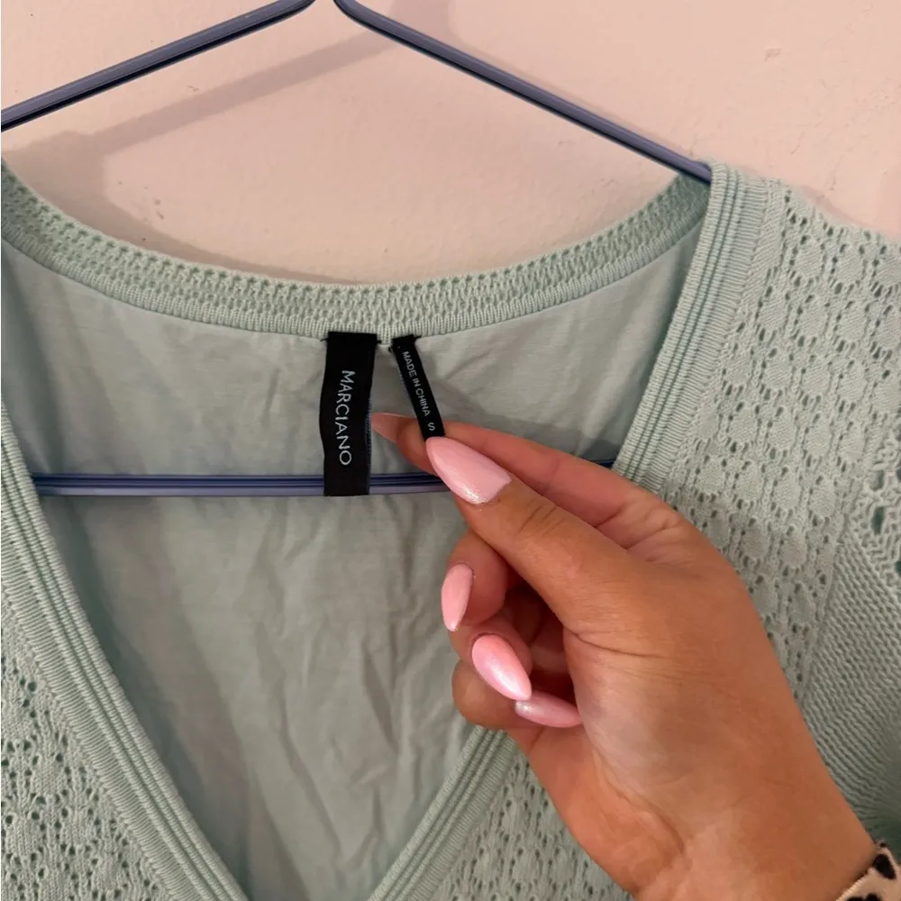 Vintage MARCIANO light blue sweater dress size S - Image 3