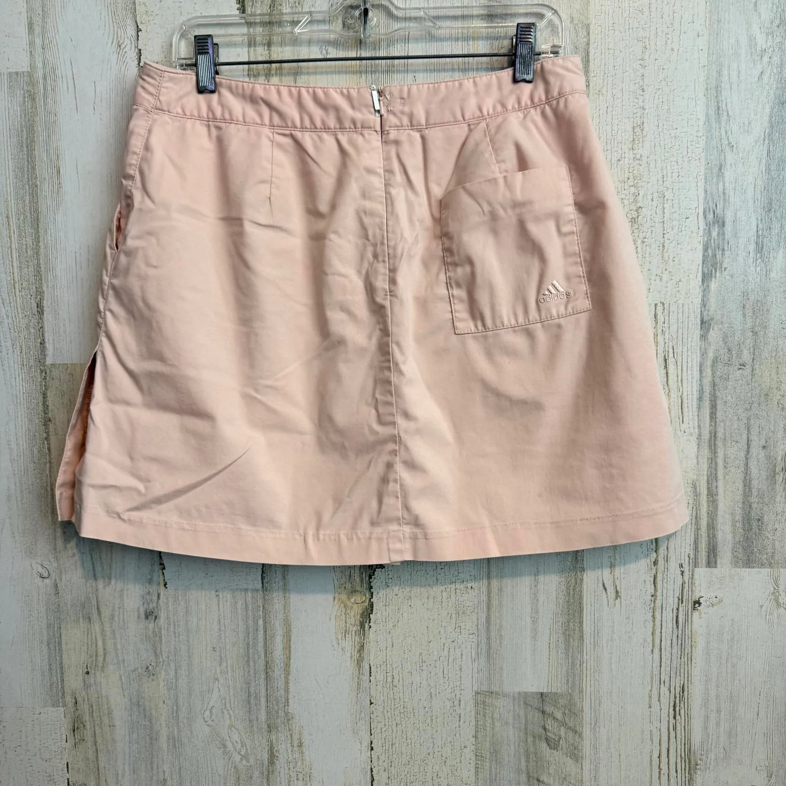 Adidas Golf Skort Womens 10 Blush Pink Stretch Athletic Tennis Skirt Shorts - Image 5