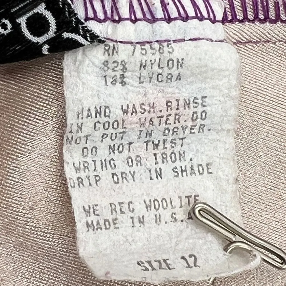 Vintage 90s Calvin Klein Swimwear One PIece Swimsuit Purple - Image 5