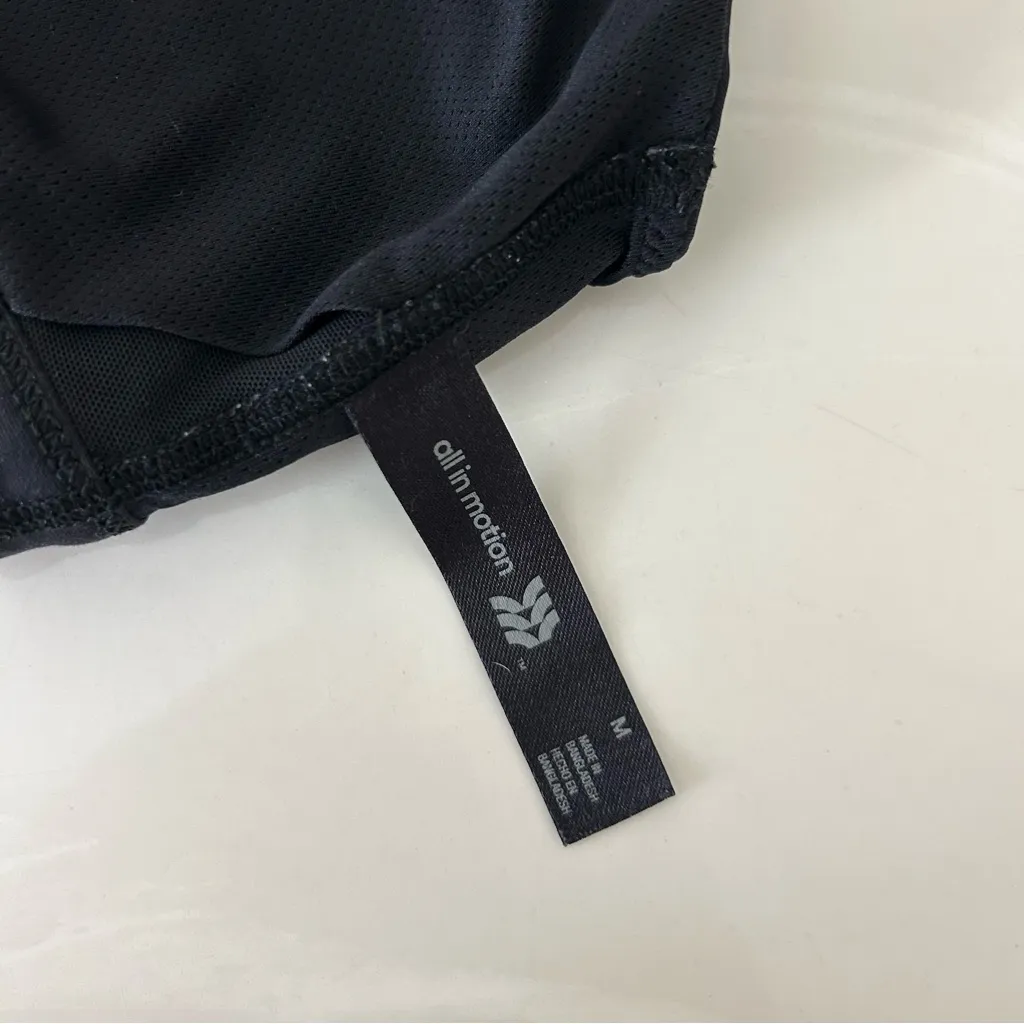 All in Motion Black Sports Bra - Image 2