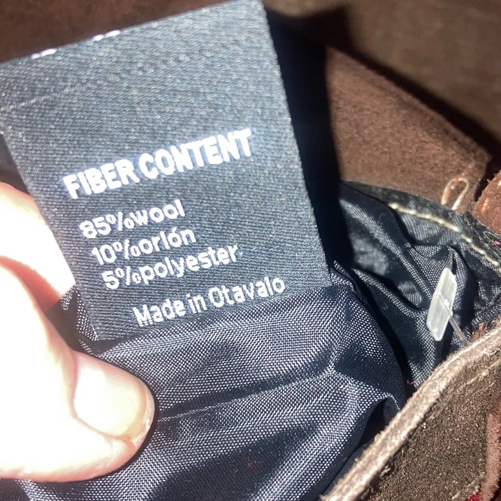 Black Red and Orange Aztec Ecuador Crossbody Purse - Image 6