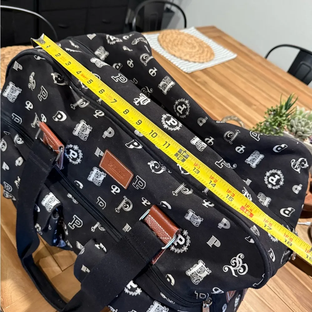 Victorias Secret Pink Rolling Duffle Bag Luggage - Image 9