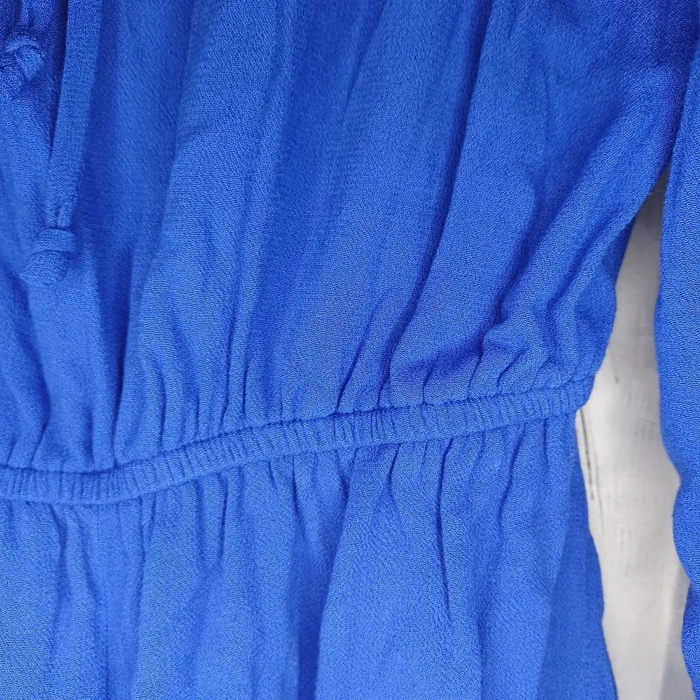 Lulus Blue Long Sleeve Romper - Image 7