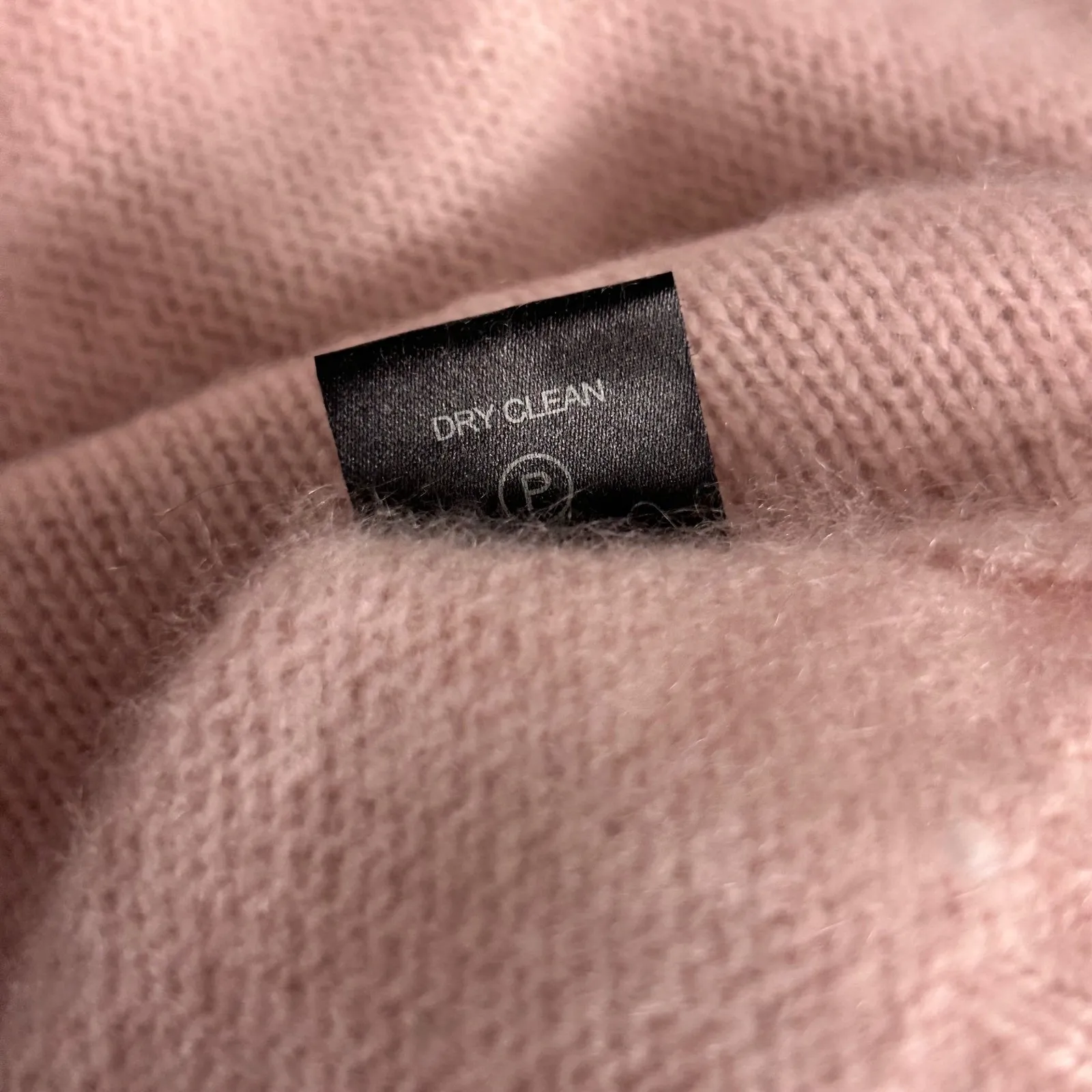 360 Cashmere Crop Sweater Pink Small - Image 9