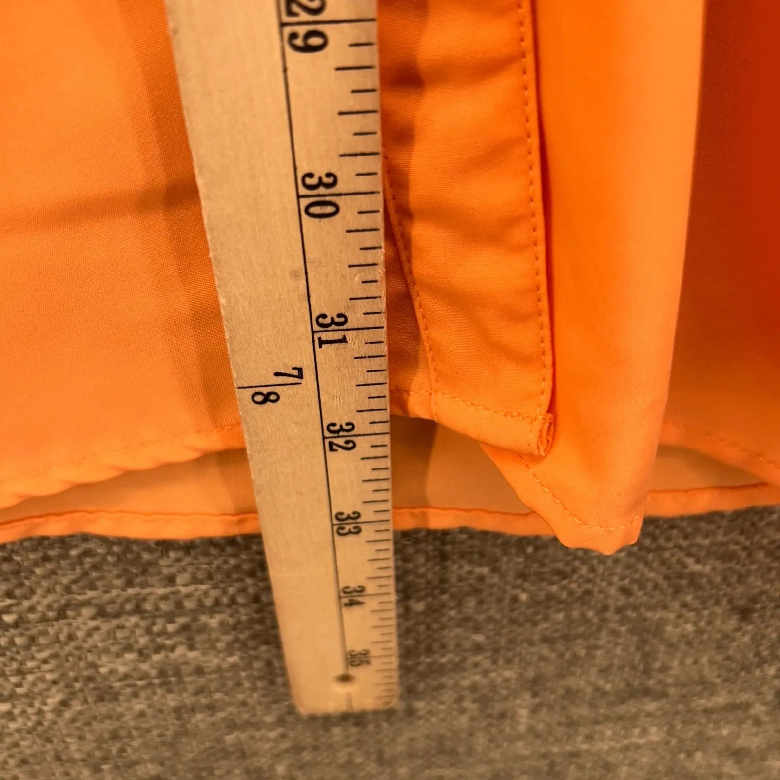 Denim‎ And Co Button Up Shirt Orange 3X - Image 7