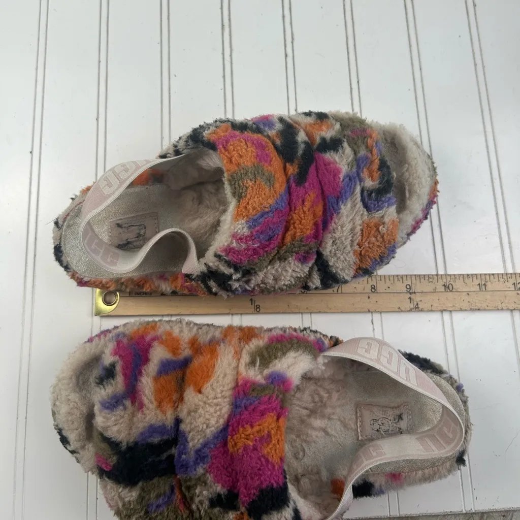 UGG Fluff Yeah Slingback Multicolor Slippers Women’s Size 8 - Image 8