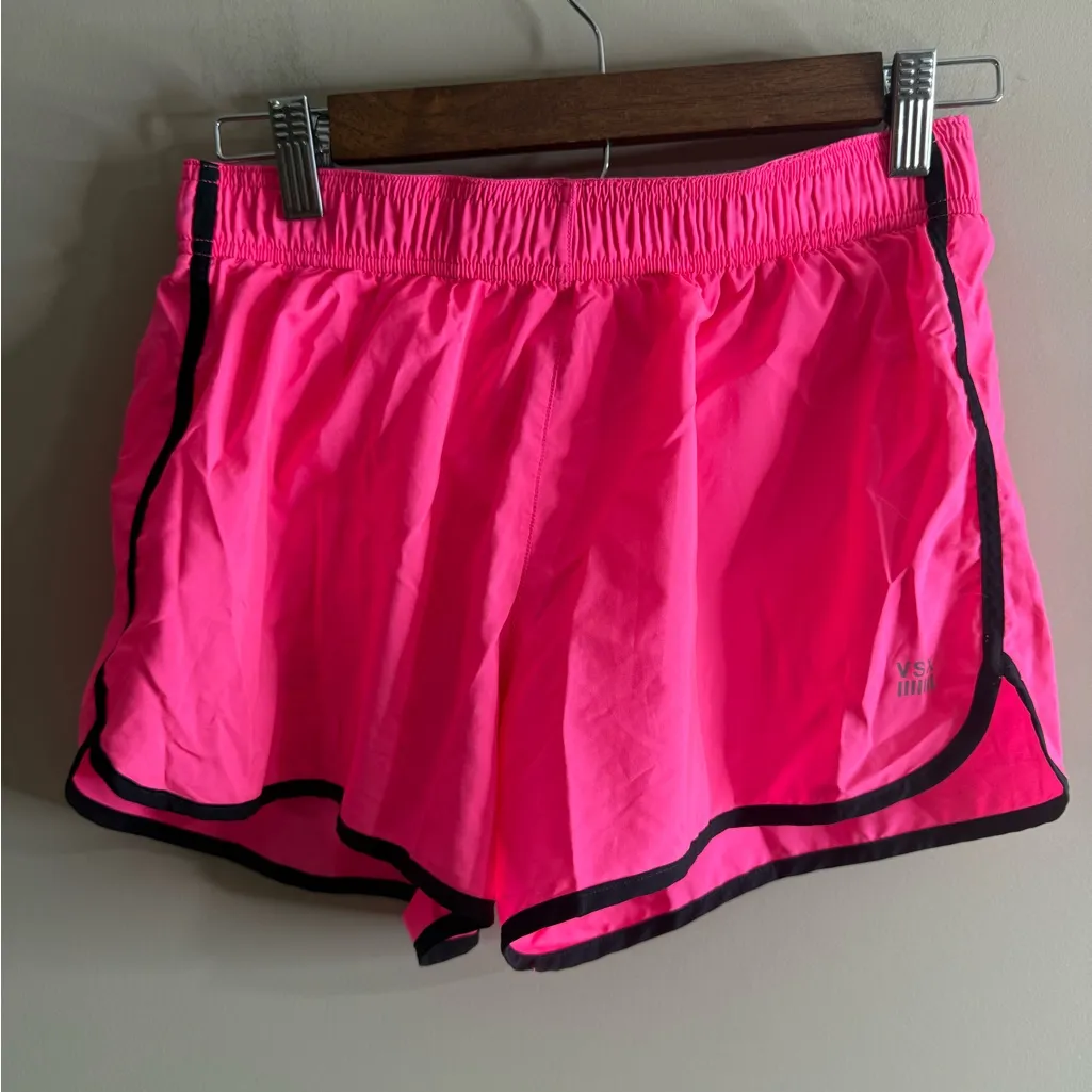 VSX the Player by Victoria's Secret Women's Neon Pink Shorts small - Image 2