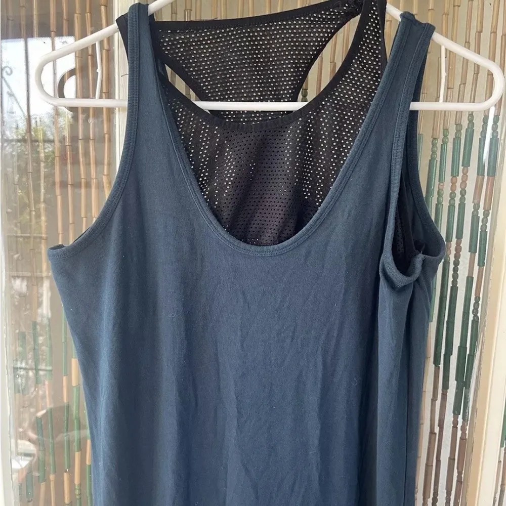 Athleta Mesh Bra Midi Dress Size L - Image 3