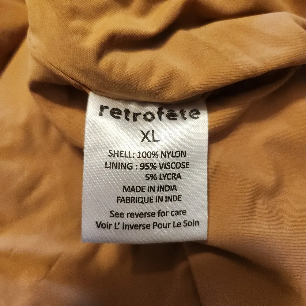 Retrofete Olivia Halter Sequin Mini Dress in Nude Halle Size XL NWOT Open Back - Image 12