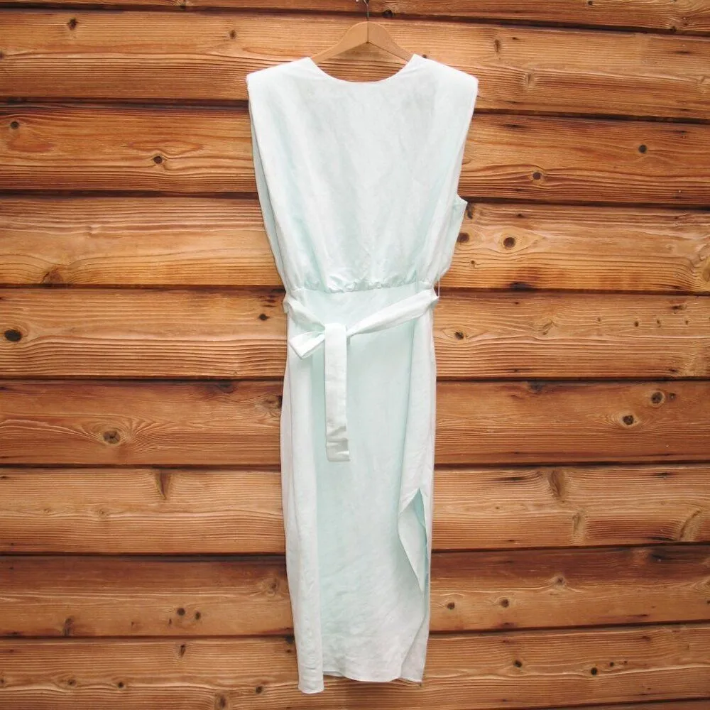 Amanda Uprichard Isaiah Linen Blend Dress - Image 4