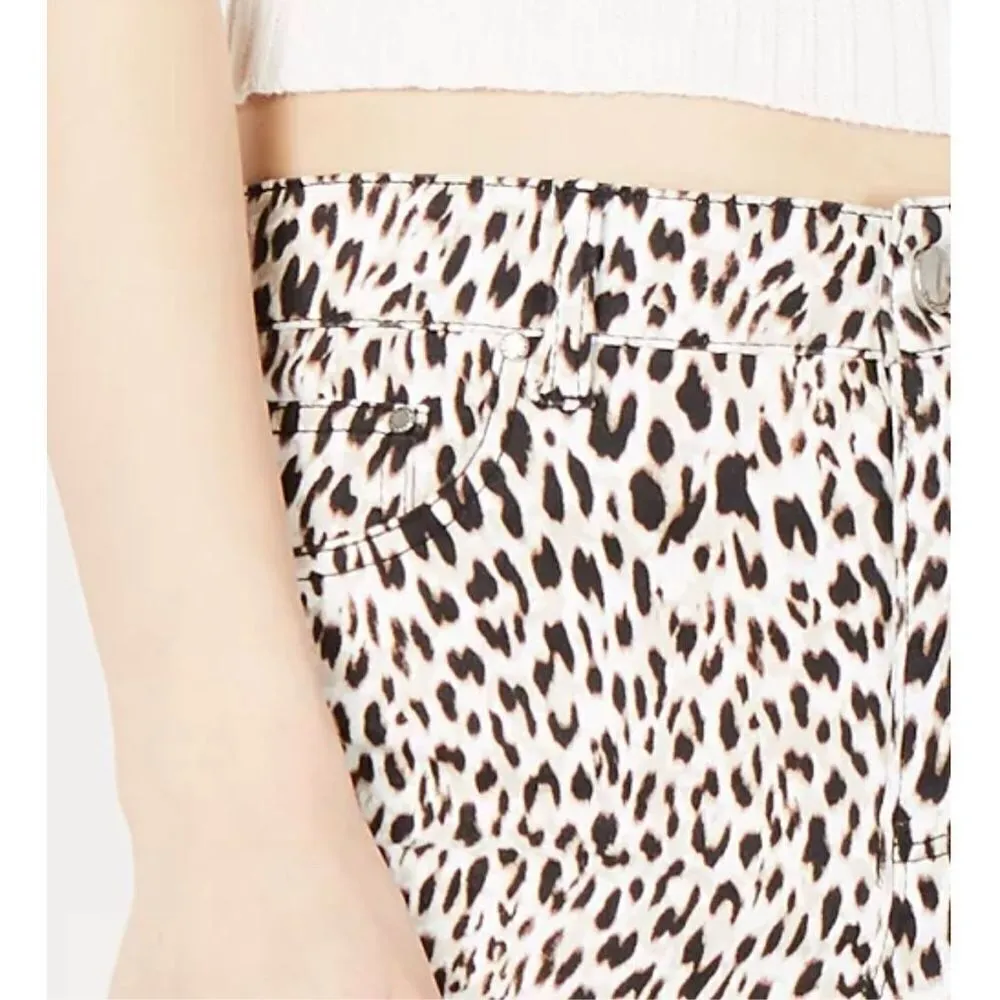 Juniors Womens Tinseltown Leopard Print Skinny Jeans - Sz 13 - Image 3