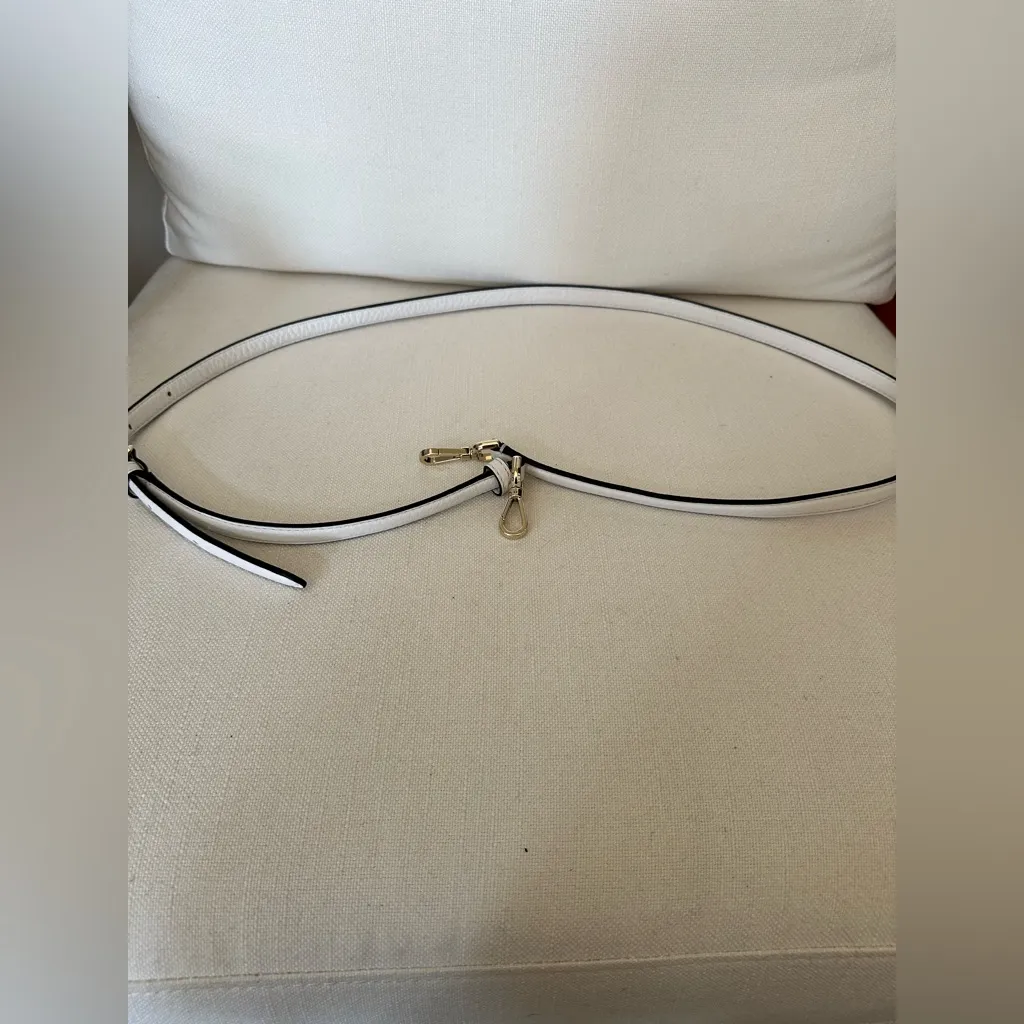 KATE SPADE WHITE Leather cross body strap - Image 5