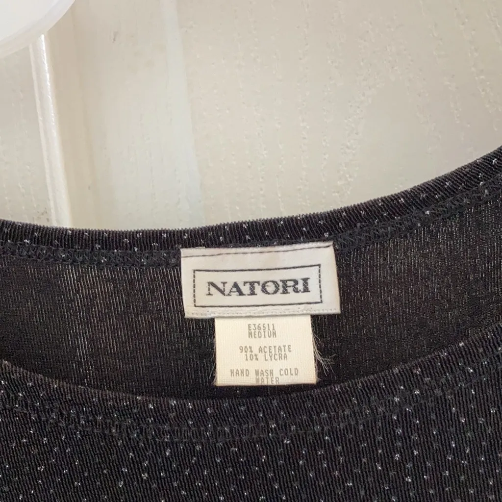 FINAL MARKDOWN Ladies’ Sparkly Natori Top (M) - Image 3