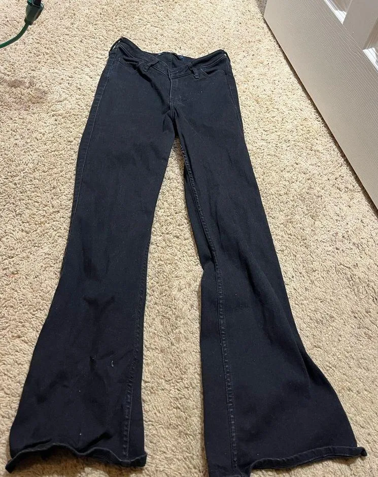 v cross wide leg jeans - Image 4