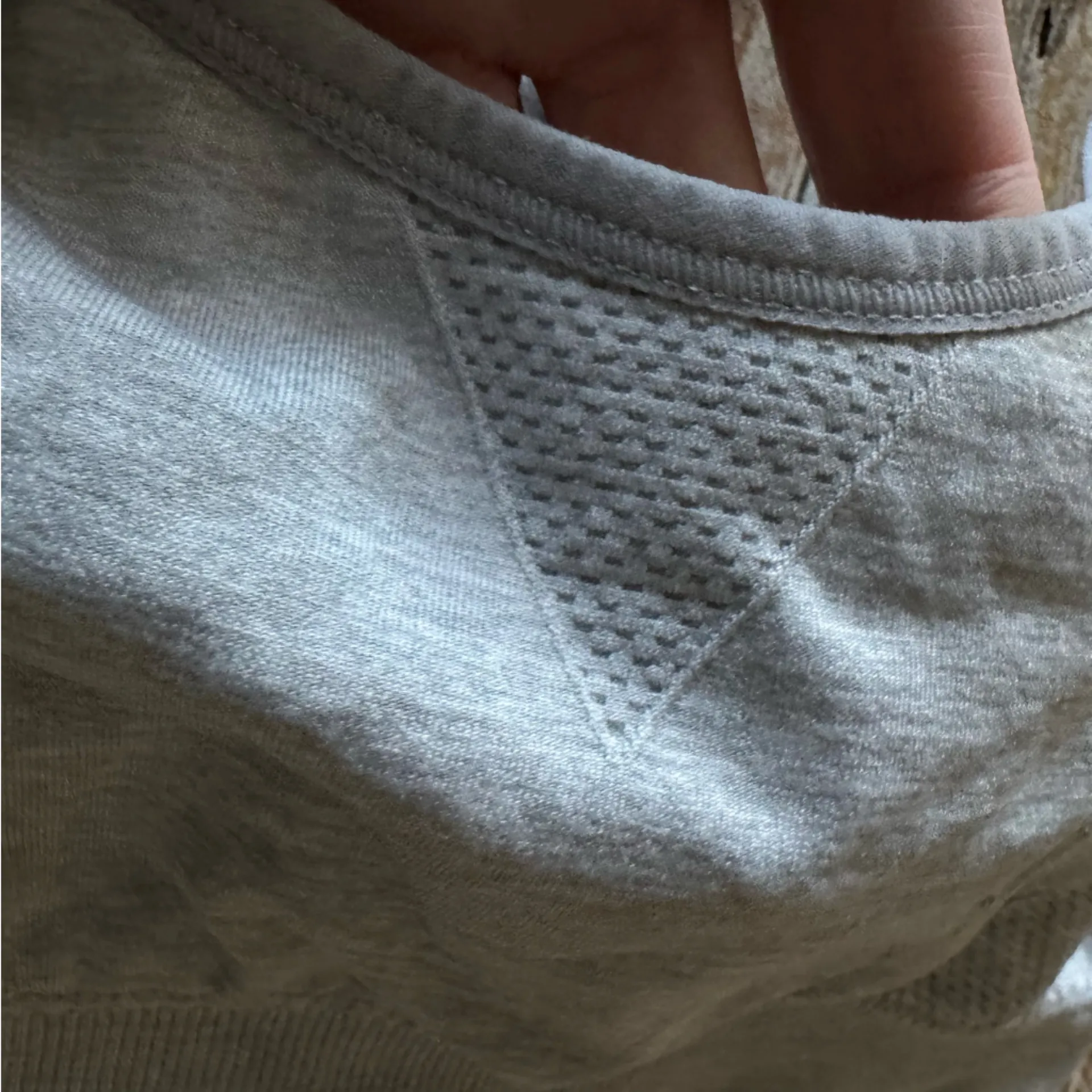 ☁️Light Gray Comfort Bra w/ Adjustable Racerback Straps☁️ ~M Silver Size M - Image 3