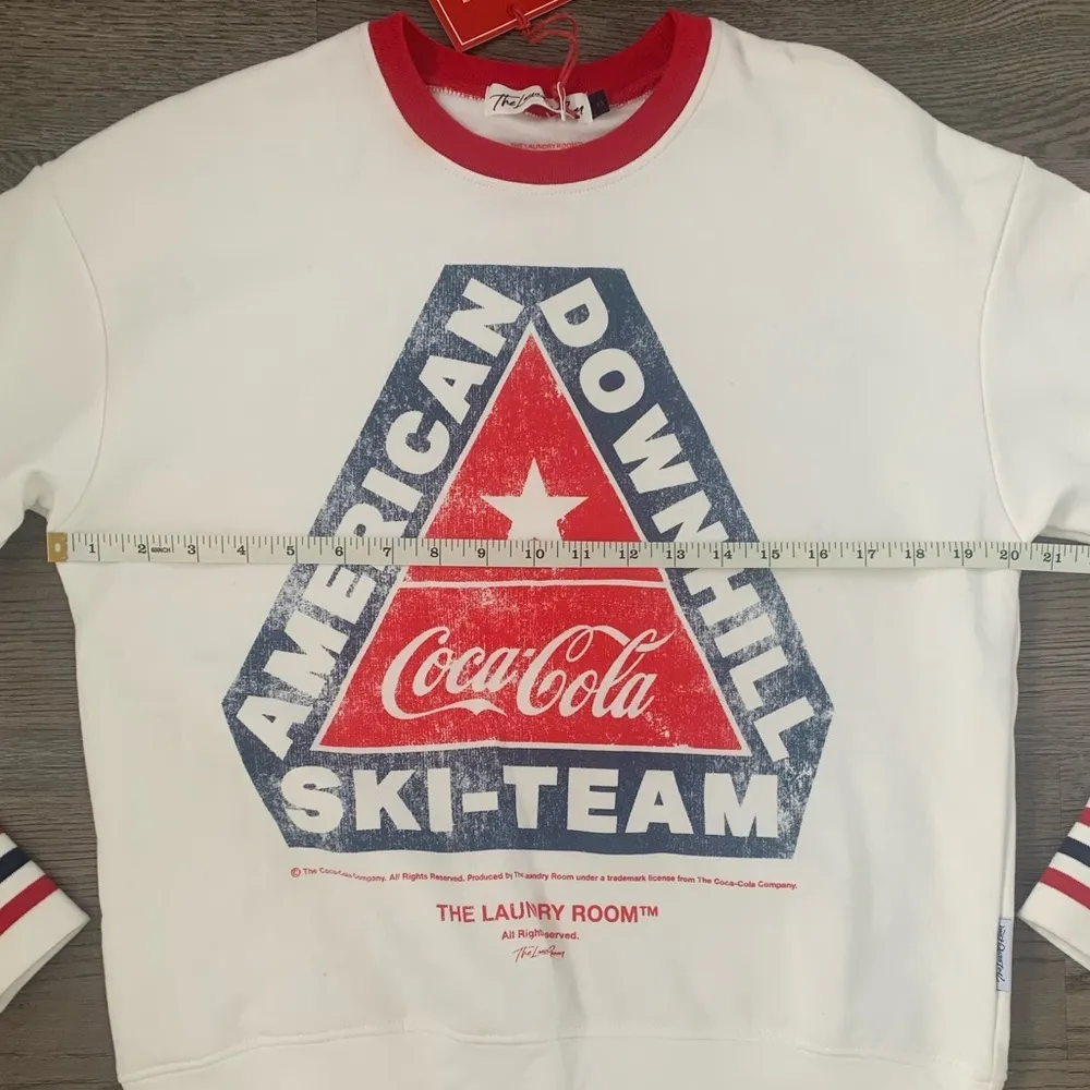 The Laundry Room Coca Cola American Downhill Ski Team Sweatshirt - Size XS - NWT - Image 8