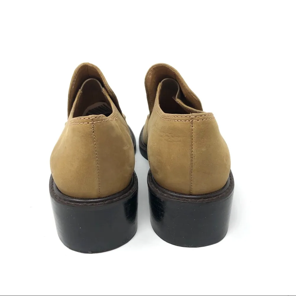 ENZO ANGIOLINI tan/mustard loafer - Image 6