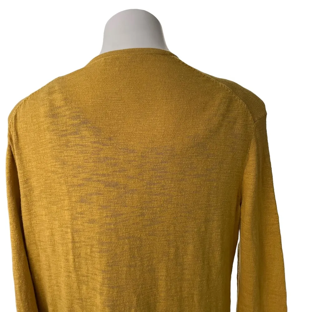 Madewell Summer Ryder Cardigan Sweater in Golden Apple. - Image 10