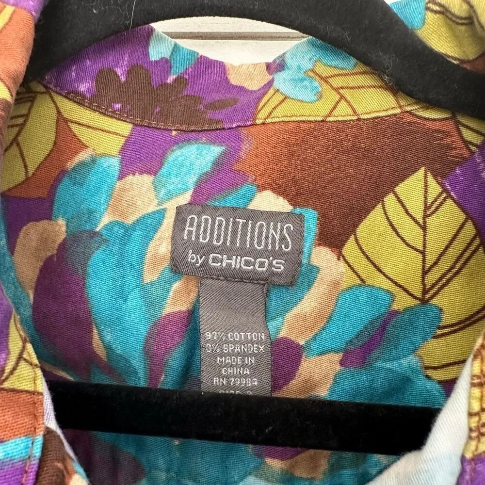 Additions by Chico’s Women’s 2 Multicolored Jacket - Image 2