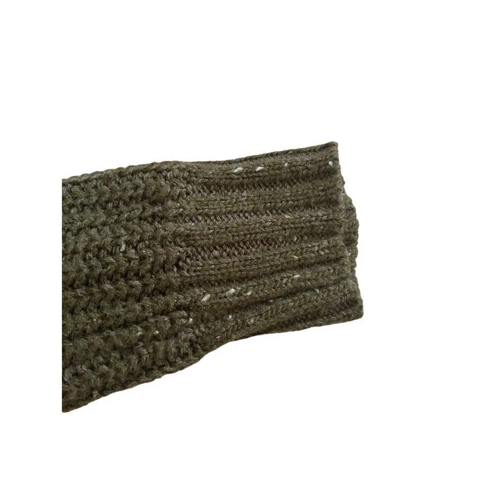 Ultra Flirt Knit Cardigan Sweater Speckle Green Boho Bohemian - Image 5