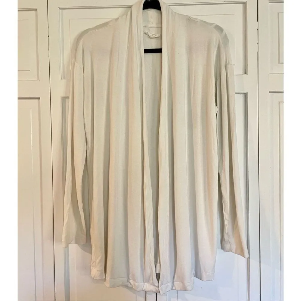 Lou & Grey white cozy cardigan size small - Image 2