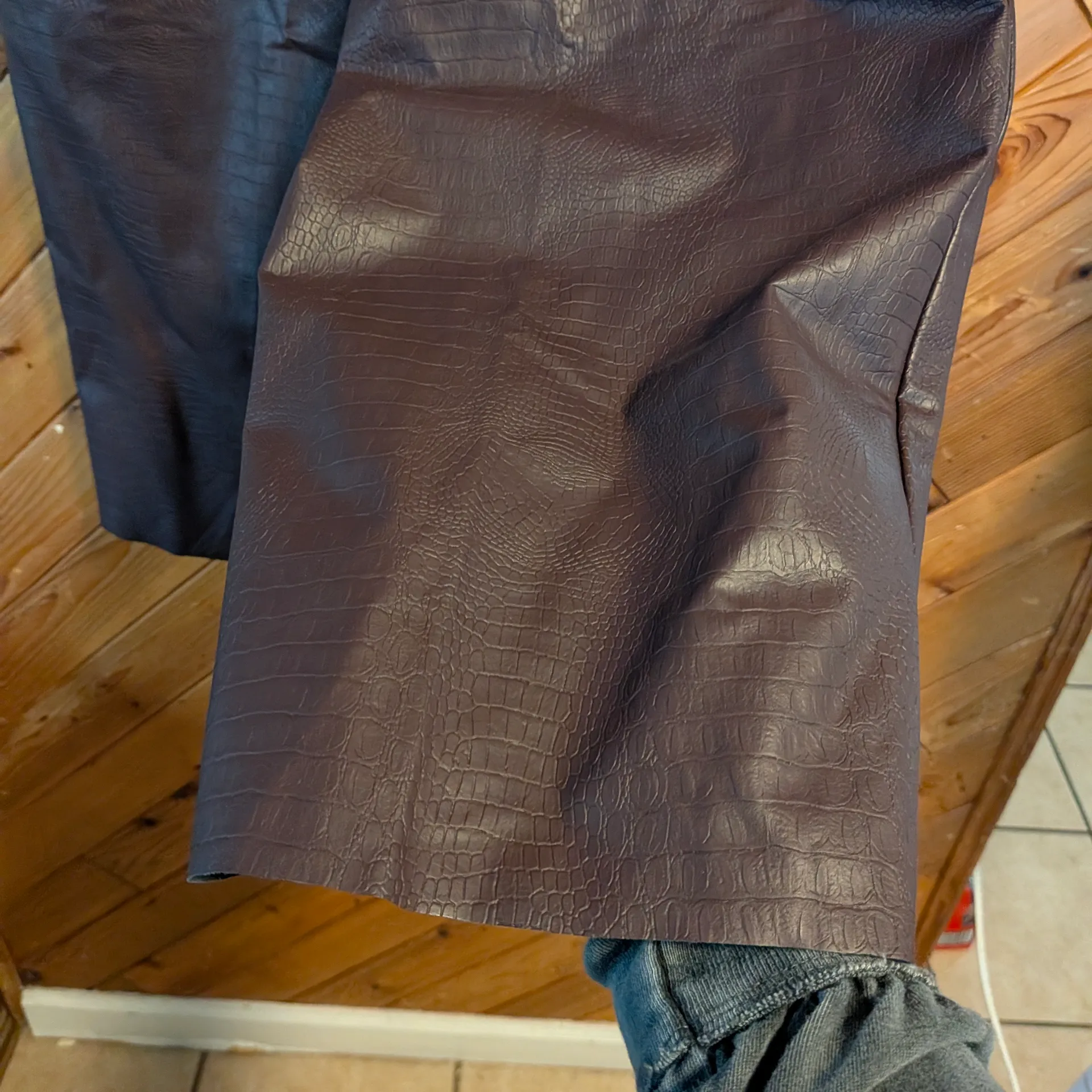 Jason Wu Dark Brown Textured Pants Size 6P - Image 5