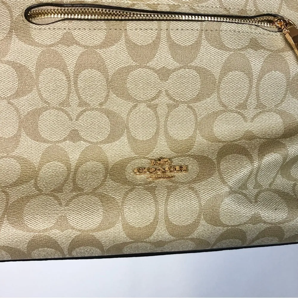 Coach Kristy Brown Shoulder Bag In Colorblock Signature Canvas - Image 5