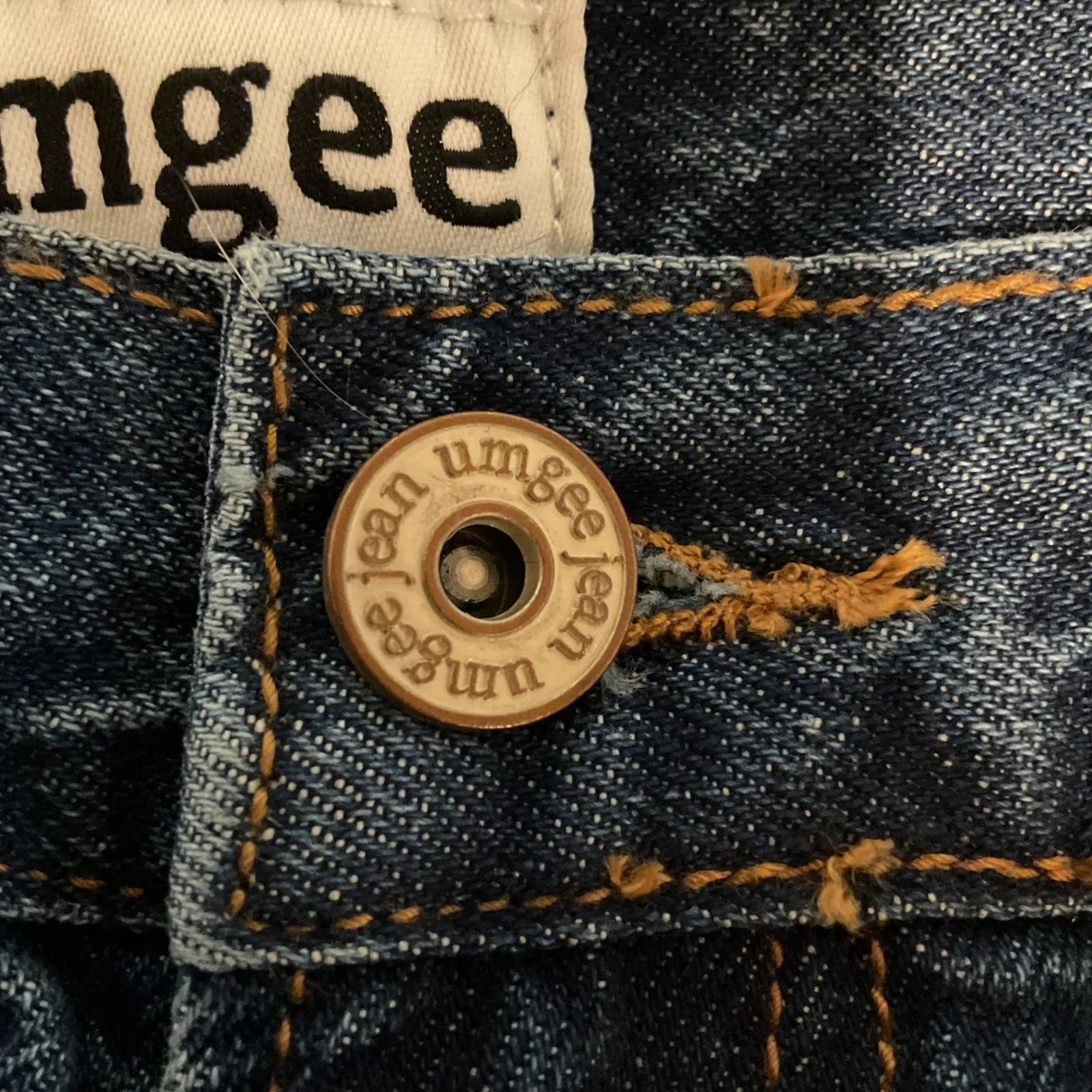 Umgee High Waist Rise Mom Fit Denim Jeans Pintuck Leg 90s Old School Size 29 NWT - Image 13