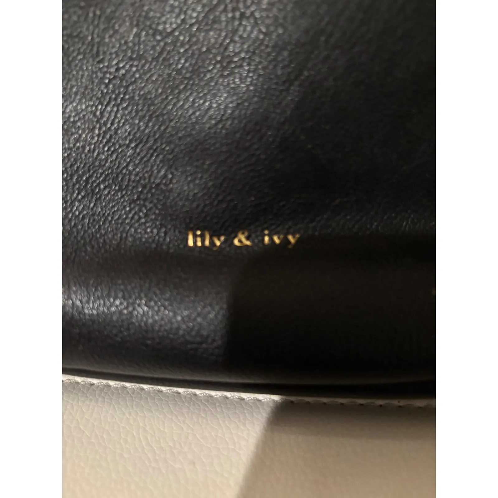 Lily & Ivy Black and White Crossbody Bag‎ Purse Convertible Shoulder Flap - Image 2