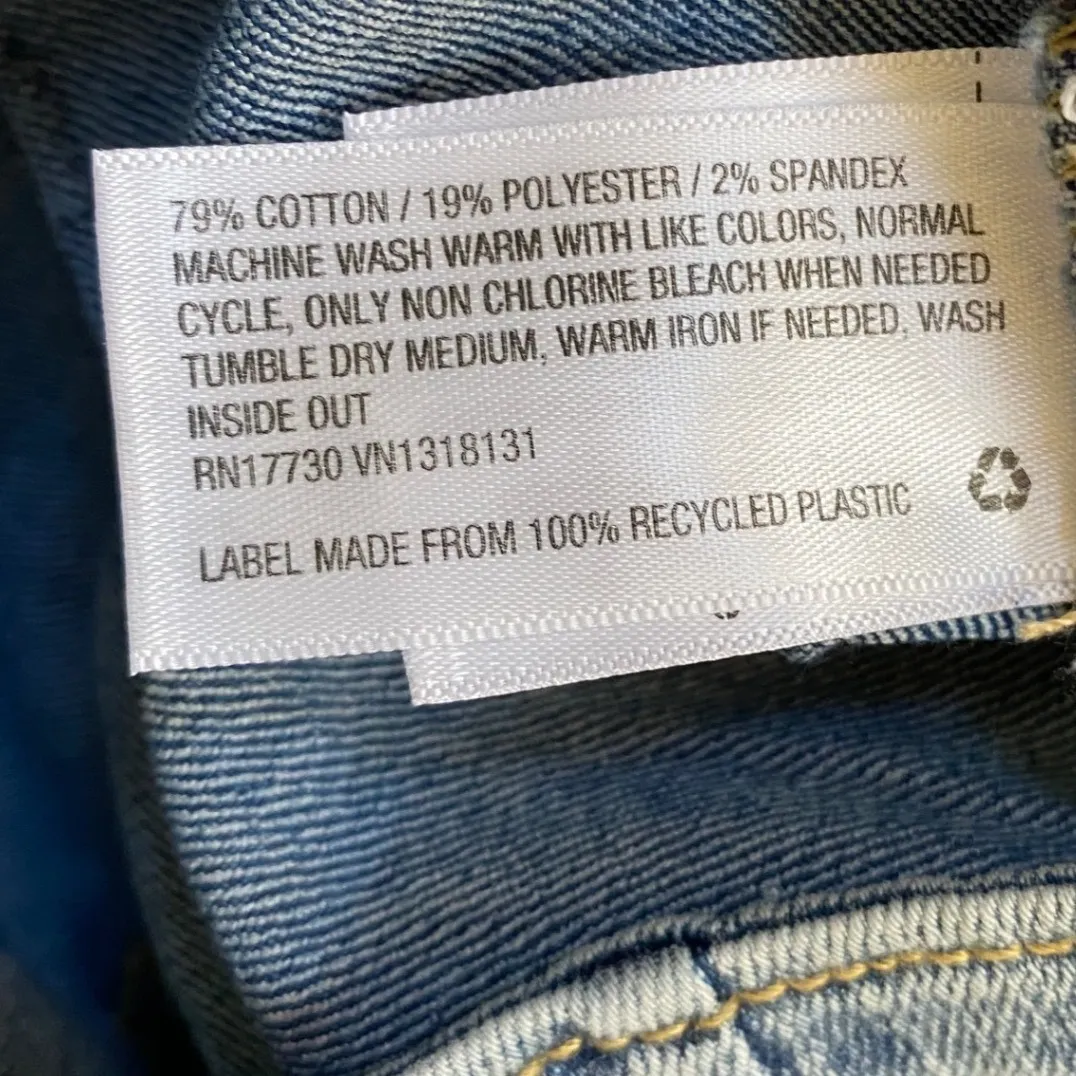 Wild Fable Women's High Waisted Denim Shorts Acid Wash Size 2 NWT - Image 10