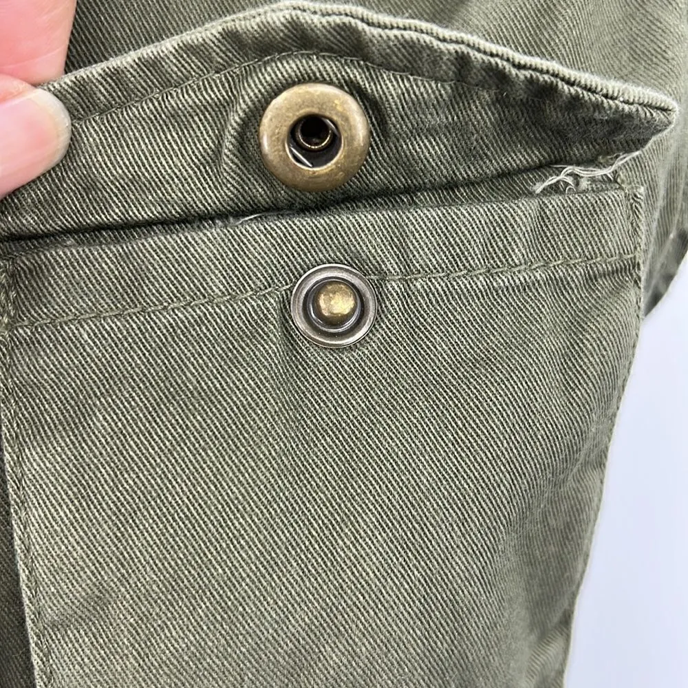 Decree  medium olive green sleeveless jacket - Image 5