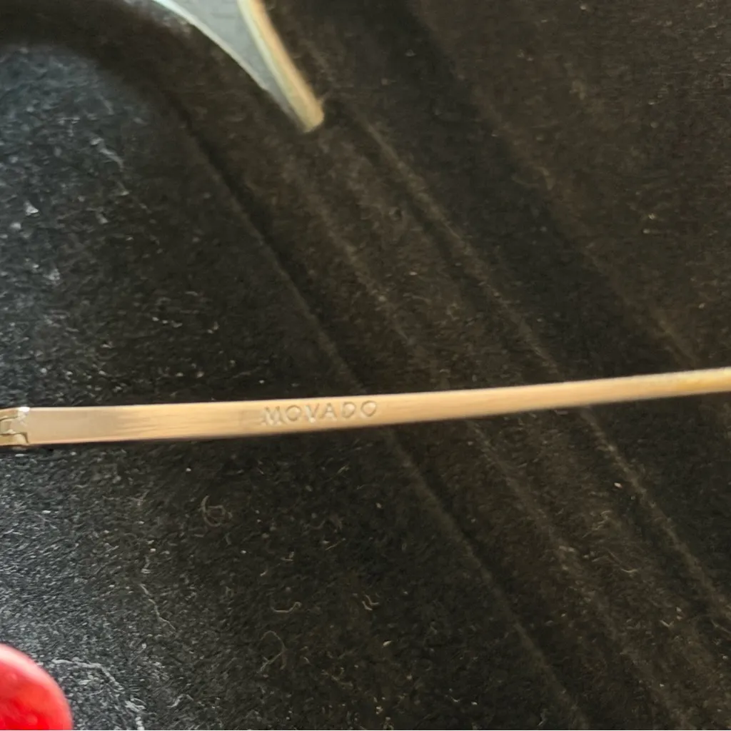 Movado Titanium frameless glasses. Prescription (can be replaced) EUC Silver - Image 6