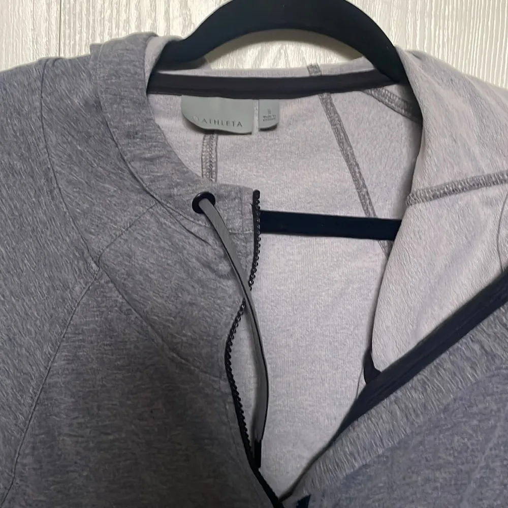 Athleta zip up hooded sweatshirt size S - Image 2