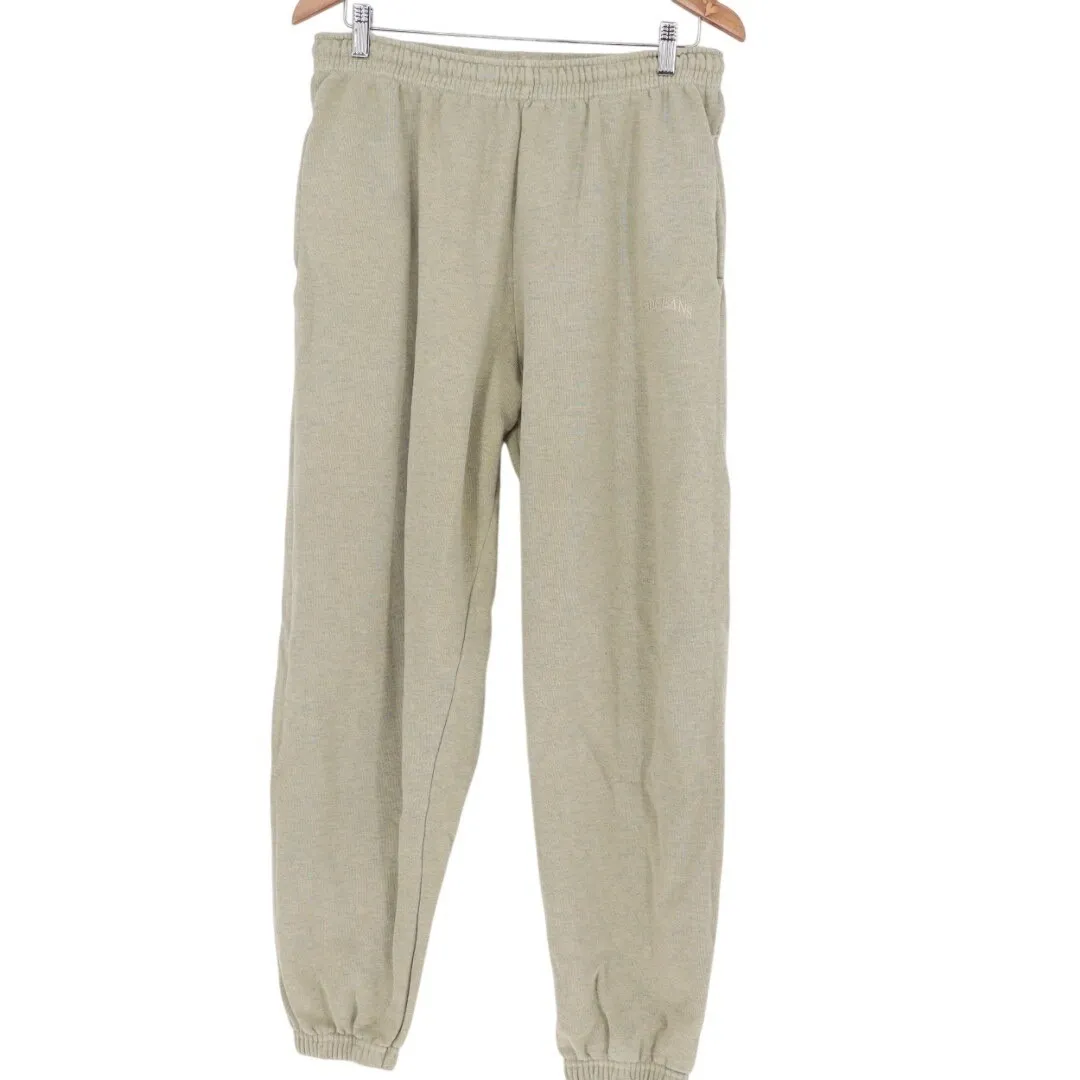 BDG JEANS Tan Beige Sweatpants Joggers Elastic Waist Size M Embroidered Logo Size M - Image 2