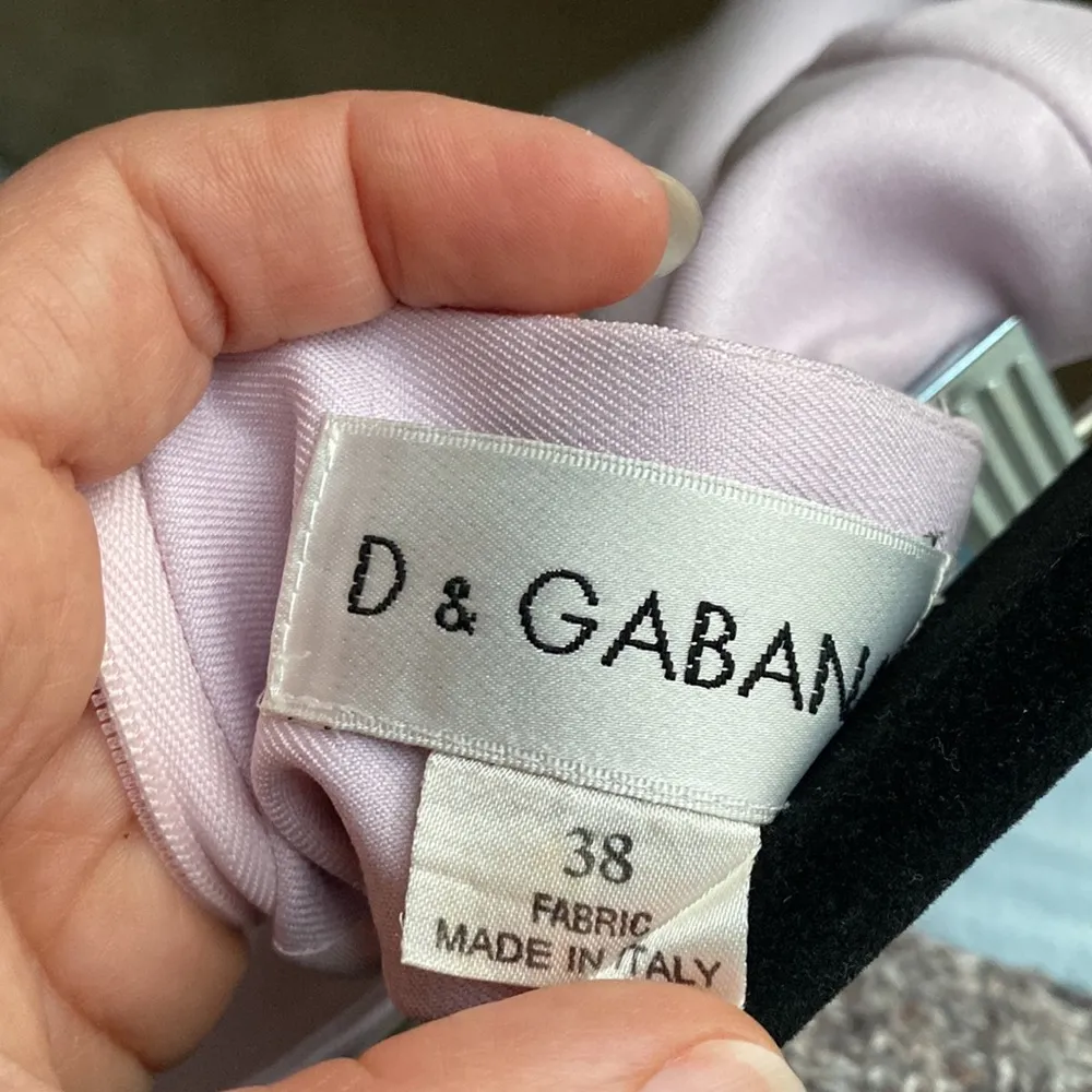Vintage D & Gabana lilac lavender skirt European size 38 chic retro pinup - Image 6