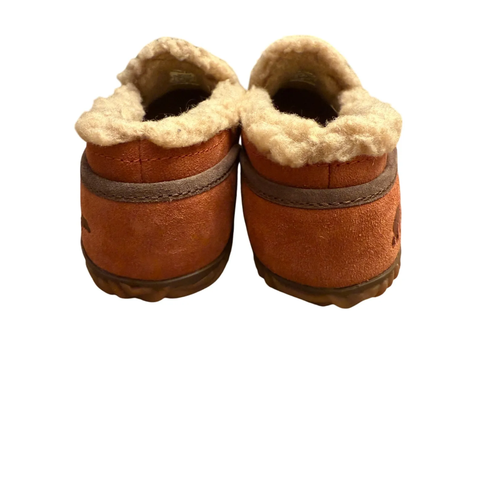 Sorel Tremblant Blanket Moccasins Womens 7 Brown Orange Slip-On Shoe Moc Slipper - Image 2