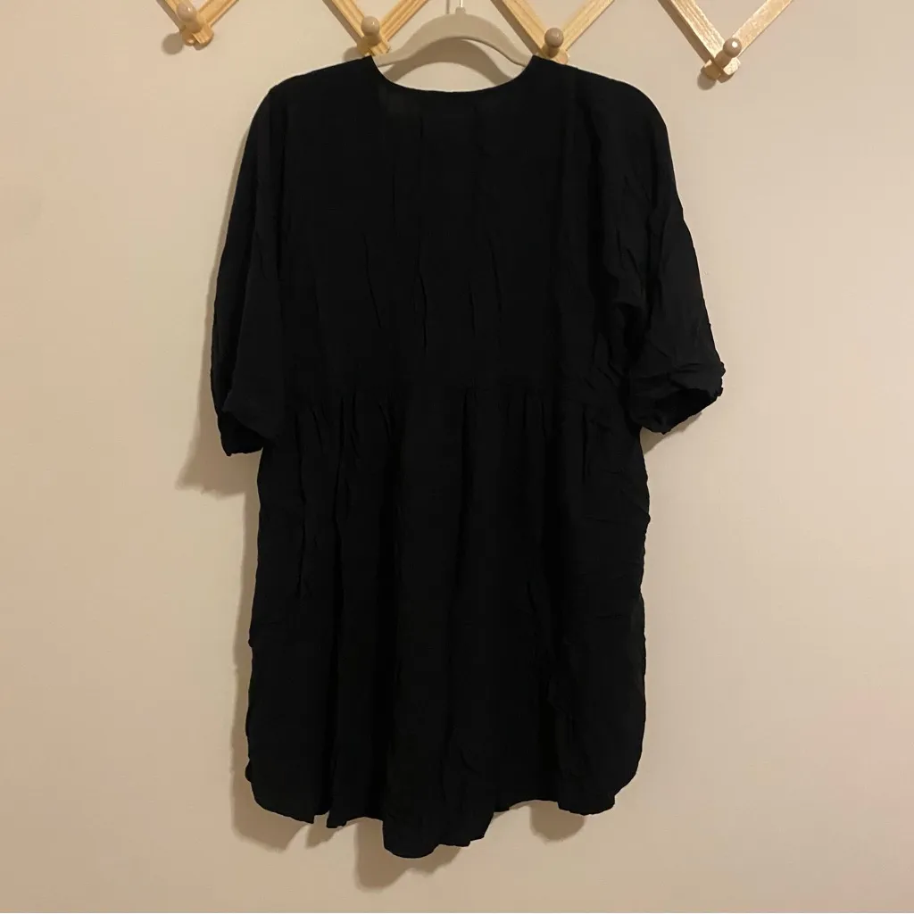 Natural Life Black Mini Dress size Medium - Image 6