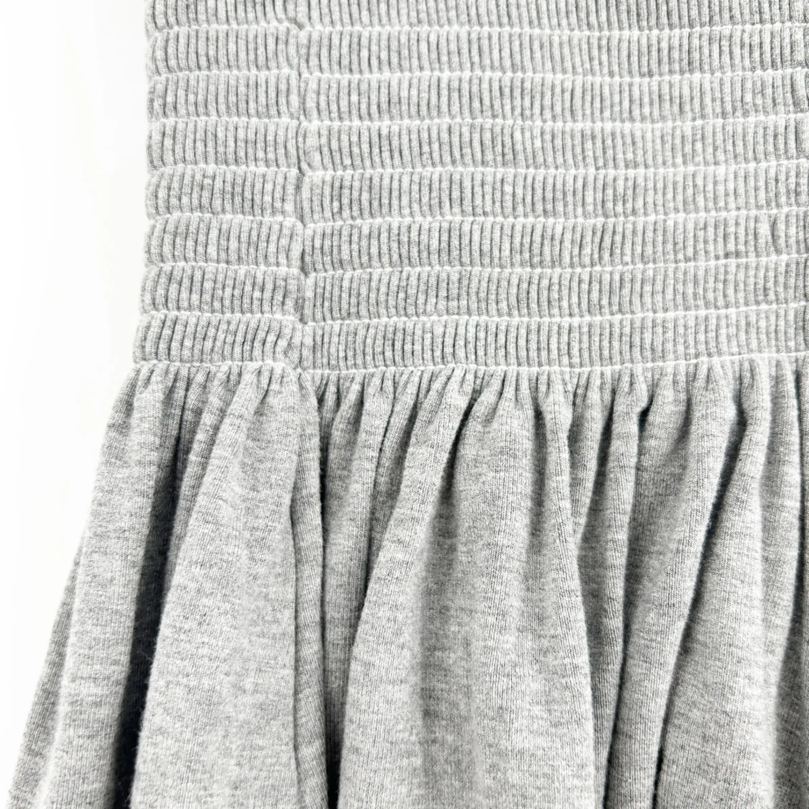 Natural Life Womens Smocked Waist Shorts Gray Ruffle Trim Daisy Charm Size XS - Image 8